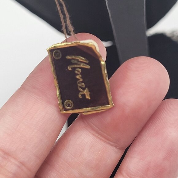 VTG Monet Silver Necklace Suzette #4721 with tag - Picture 5 of 9